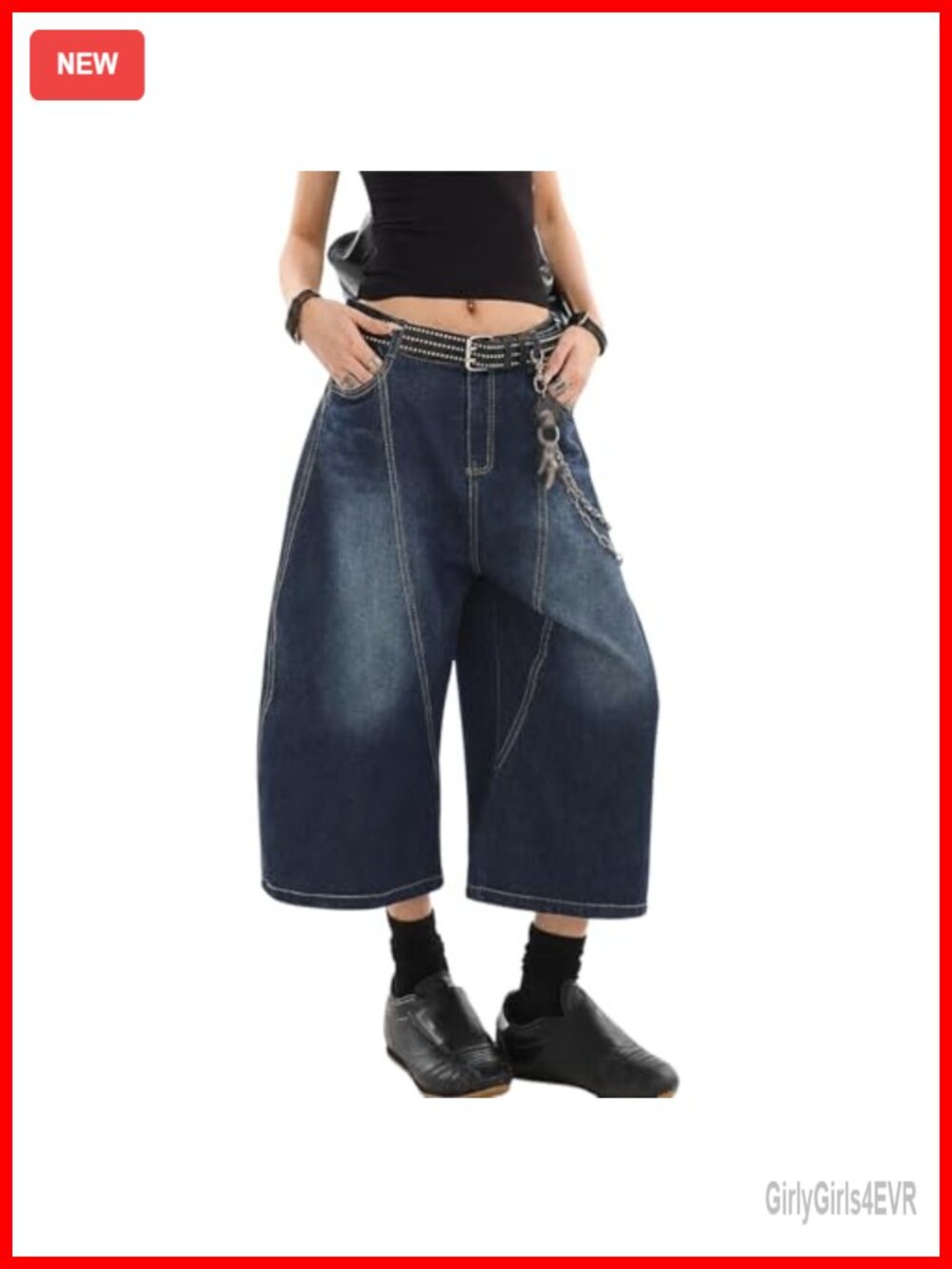 Baggy Jean Shorts for Women Summer Denim Y2K High Rise Loose Fit
